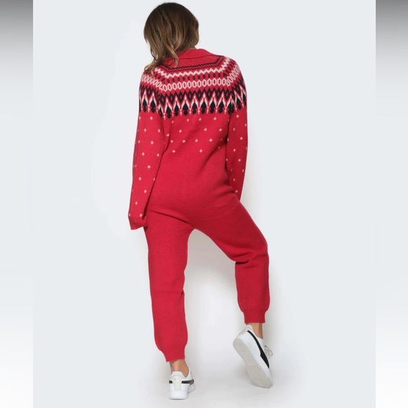 Smash & Tess Fair Isle Jumpsuit Size XS/S - Picture 5 of 6